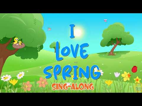 I Love Spring Sing-Along Instrumental 🎤 | Kids Karaoke