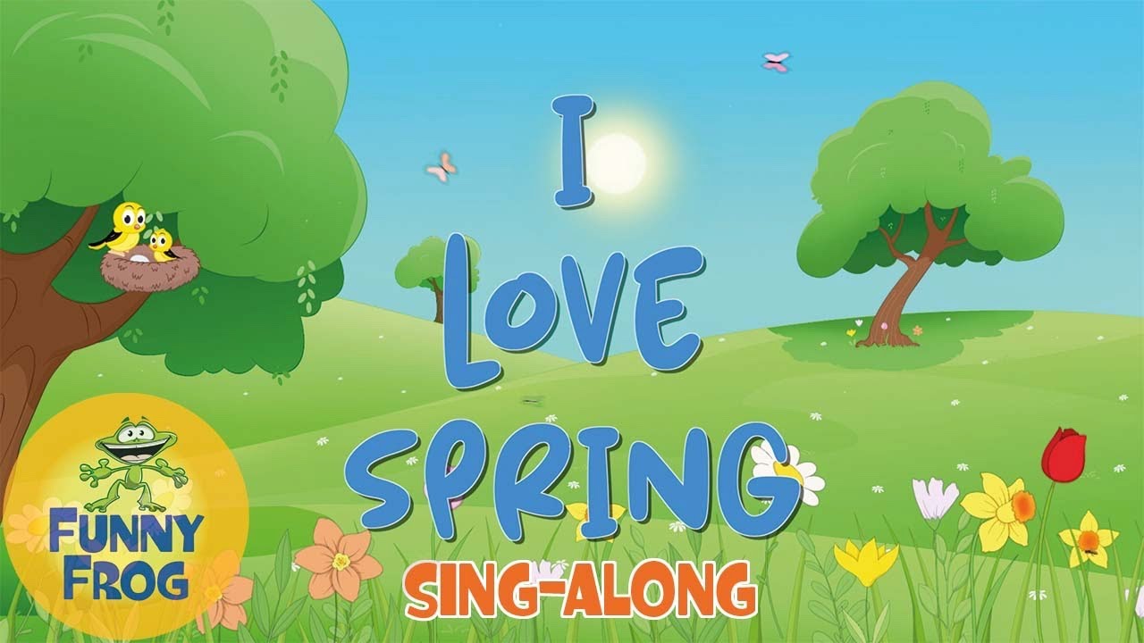 I Love Spring Sing-Along Instrumental 🎤 | Kids Karaoke