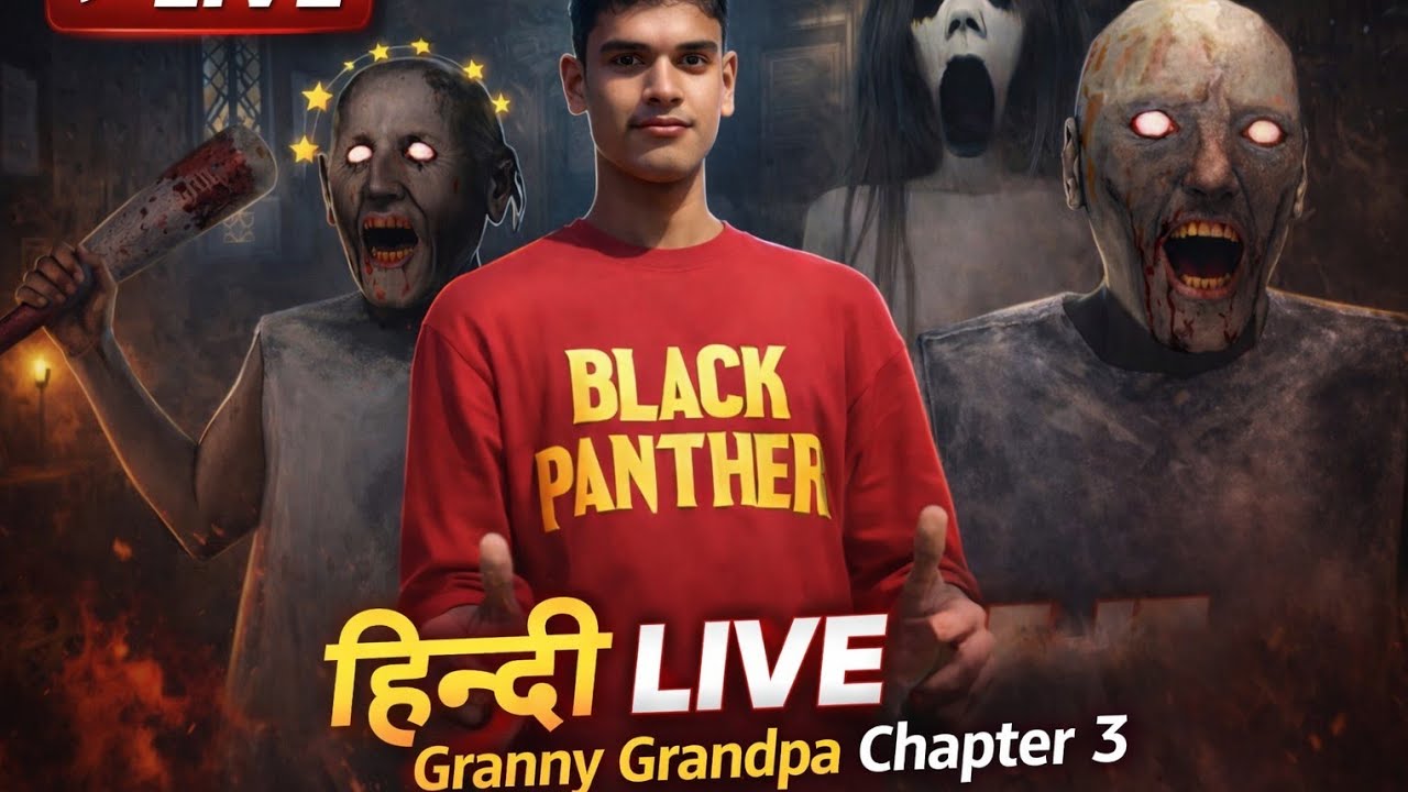 Granny Grandpa Chapter 3 LIVE 😨 | Hindi Horror Gameplay | Full Live Stream 