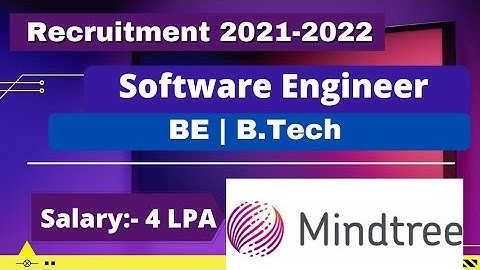 MINDTREE Off Campus Drive For 2022 Batch | Mindtree Recruitment 2021 | Mindtree Hiring 2022 Batch
