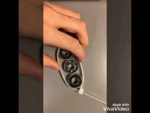 How to make a fidget spinner (zip tie)