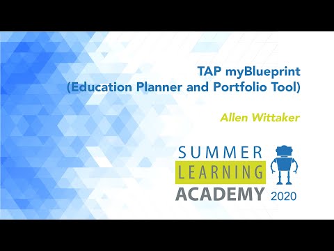 TAP myBlueprint: Education Planner and Portfolio Tool