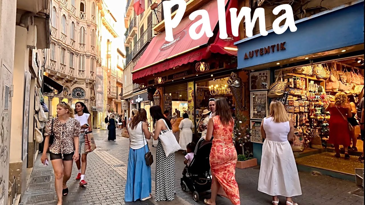 🌴Palma de Mallorca’s Most Popular Streets for Tourists & Shopping 🛍️ / August 2025