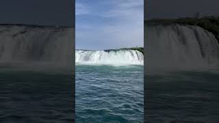 Faxafoss falls: 260 foot wide waterfall of tranquil ambiance