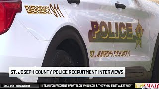St. Joseph County Police Department holds first-ever weekend job interviews
