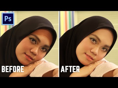 Cara Menghilangkan Bayangan Pada Wajah - TUTORIAL PHOTOSHOP