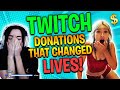 TWITCH DONATIONS THAT CHANGED LIVES in 2020! ($100,000)