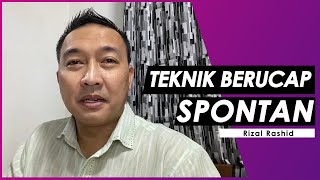 DIPANGGIL SECARA SPONTAN UNTUK BERUCAP?