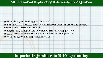 MCQ Questions Exploratory Data Analysis - 2 with Answers