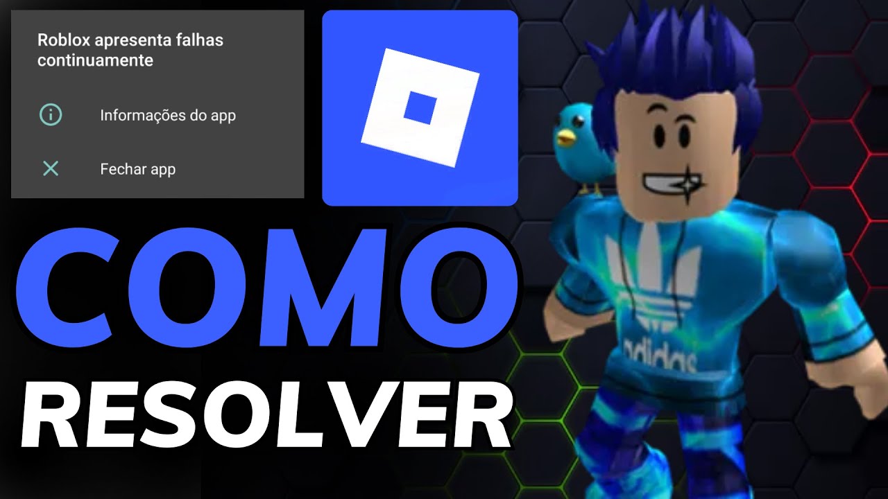 "ROBLOX APRESENTA FALHAS CONTINUAMENTE" - COMO RESOLVER esse ERRO no CELULAR