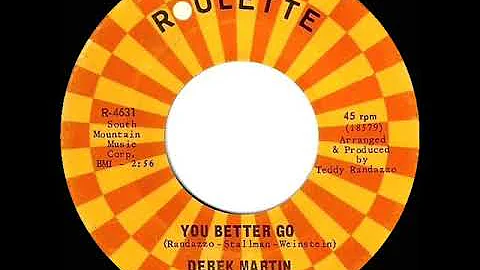 1965 HITS ARCHIVE: You Better Go - Derek Martin