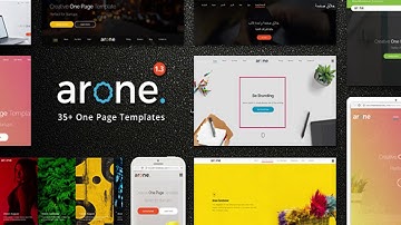 Arone - One Page Parallax | Themeforest Website Templates and Themes