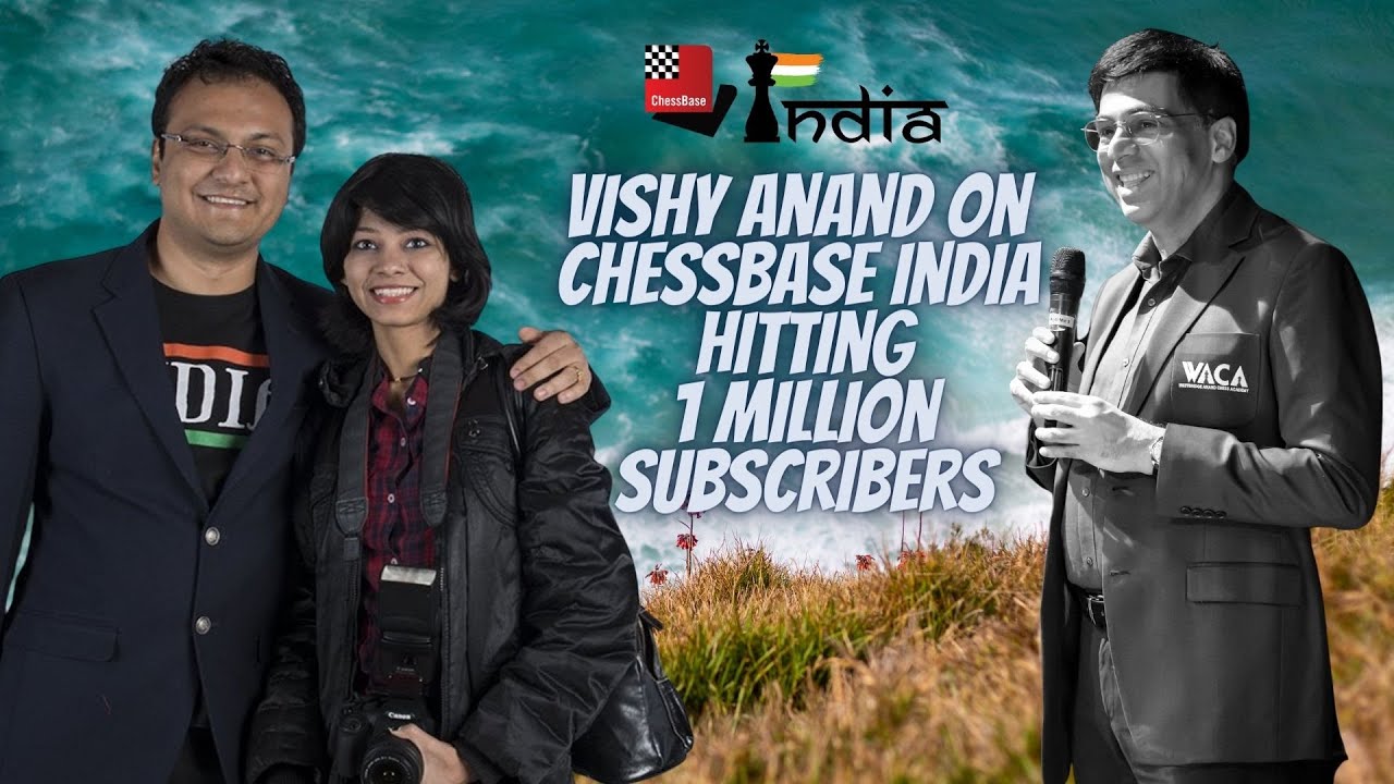 ChessBase India hits 1 million subscribers on ! + winners