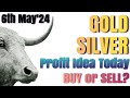 Gold  silver rise  rally or drop today  gold xauusd  silver price  live today 67 may