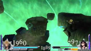 [Online PvP Match No.1] Dissidia duodecim ad hoc party Cloud (Me) vs Tifa( Vaanskylord)