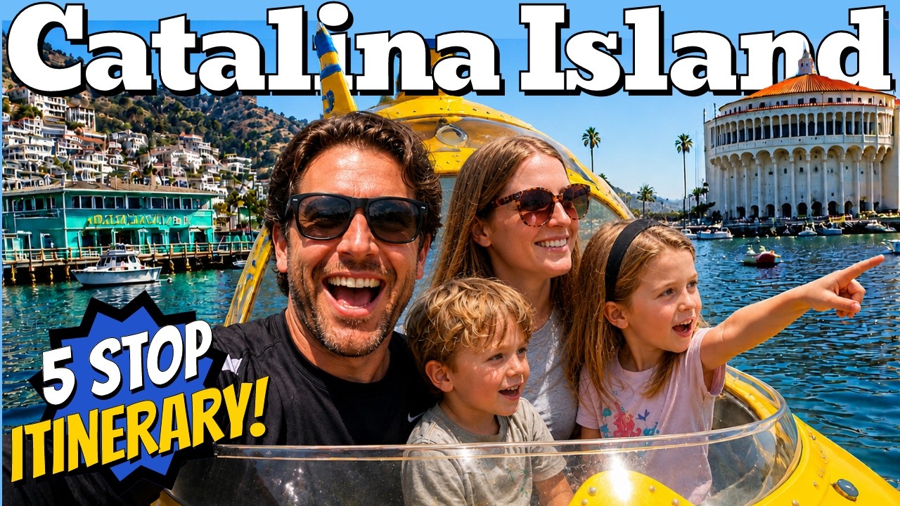 Kids in Catalina!? Submarines, Golf Carts & Great Food! - YouTube
