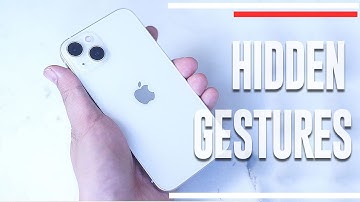 iPhone 13 Hidden Gestures | Lesser known gestures and features.