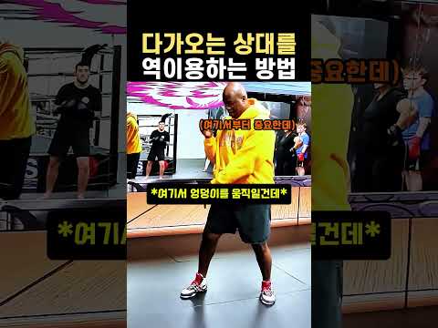 다가오는 상대를 역이용하는 방법 #격투기 #복싱 #스포츠 thumbnail