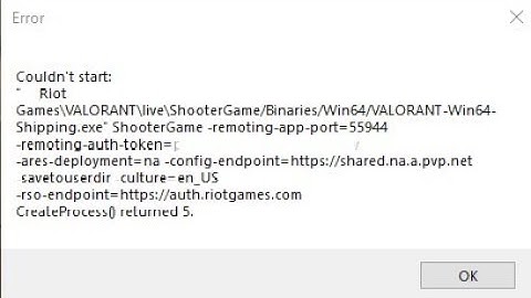 how to fix VALORANT Couldn