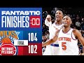 Final 2:14 WILD ENDING Knicks vs Pistons 🍿🍿