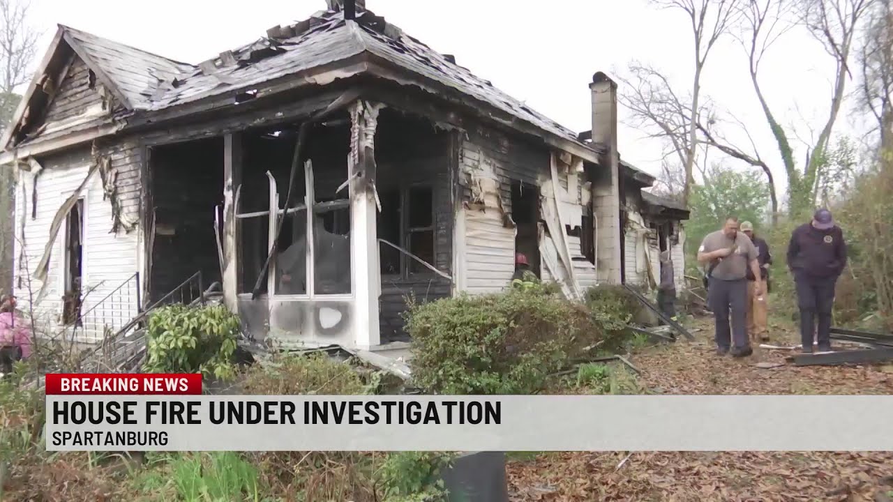House fire under investigation in Spartanburg Co. - YouTube