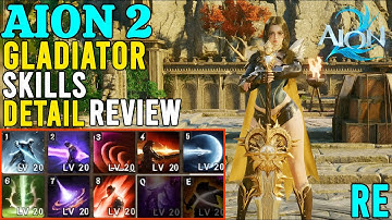 AION 2 Gladiator Skills Review and Gameplay