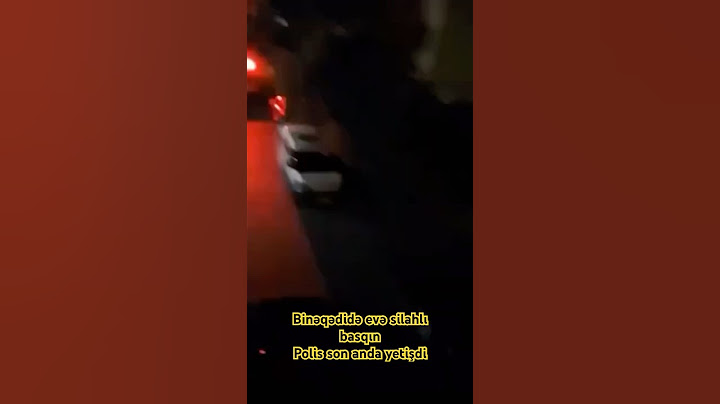 Binəqədidə evə silahlı basqın - Polis son anda yetişdi