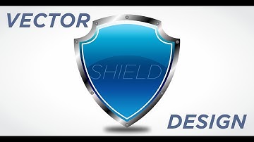 Shield Vector Art | Coreldraw x7 tutorial | Graphic design 4u