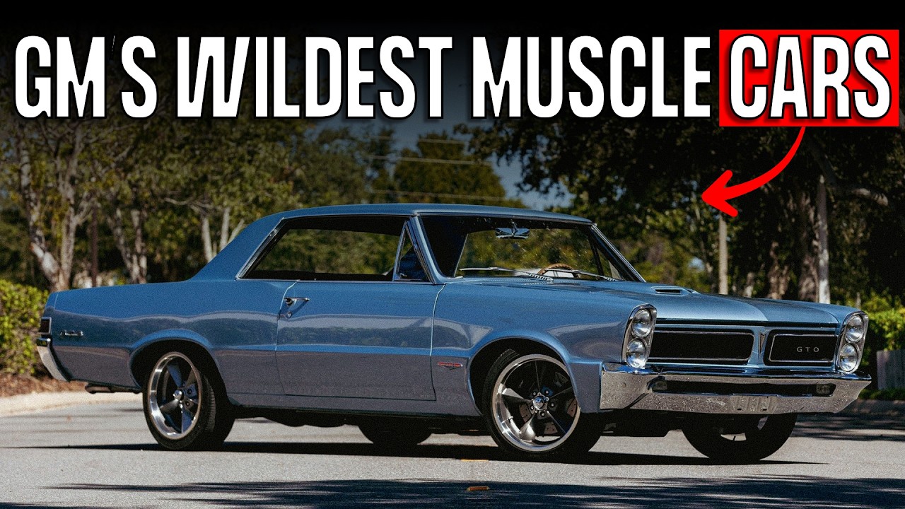 10 Most POWERFUL GM Muscle cars Ever Produced!