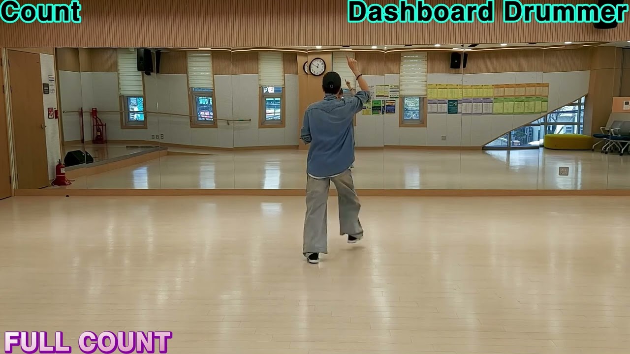DASHBOARD DRUMMER LINE DANCE(IMPROVER)COUNT/TEACH/TUTORIAL