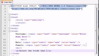 Celebrity XHTML and CSS Tutorial   41   Check Boxes & Radio Buttons Profile
