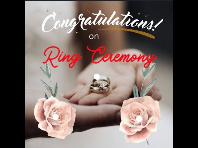 Happy Ring Ceremony Wishes, Ring Ceremony Status & Shayari