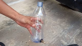 Cara Mudah Membuat Tangki Bensin Dari Botol Aqua Bekas