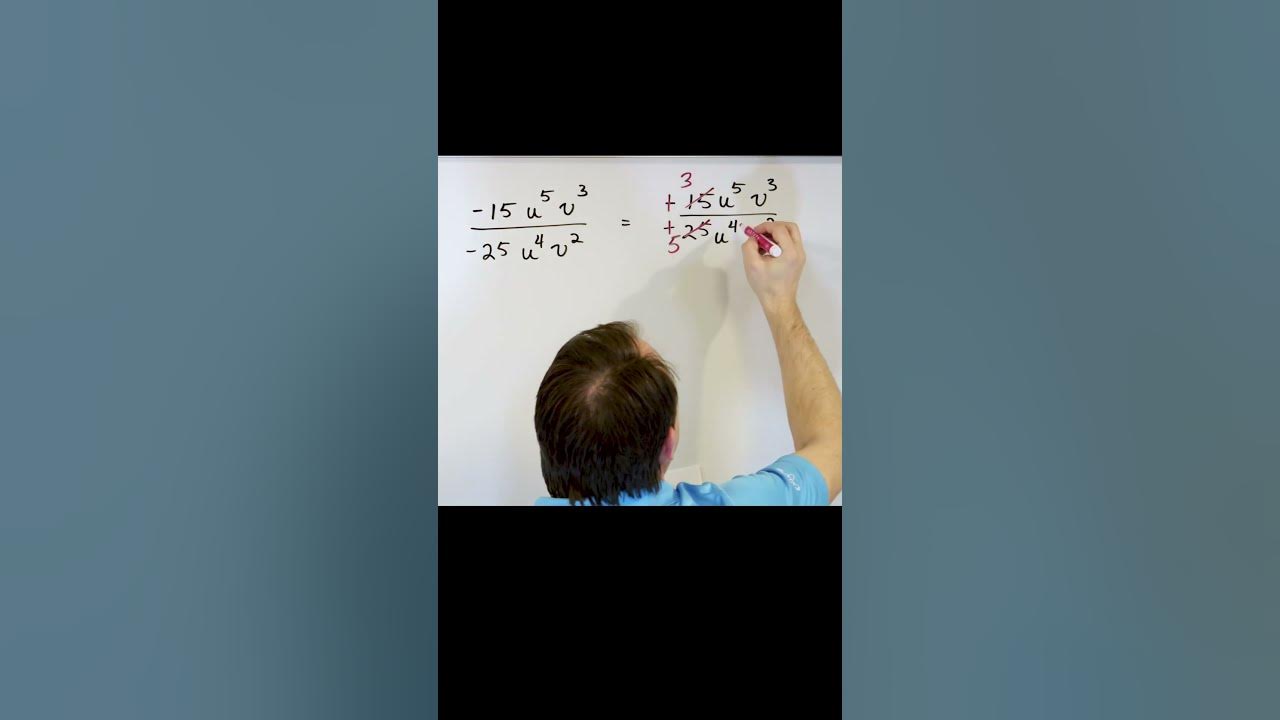 Dividing Monomials: A Step-by-Step Guide - YouTube
