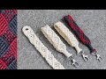 BRAIDED DIAMONDS MACRAME KEYCHAIN DIY