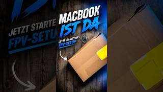 MacBook ist da. FPV-Setup startet. #FPV #Drohne #MacBook #TinyWhoop #Sim