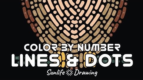 Flip Through | Color By Number Lines & Dots ~ Sunlife Drawing