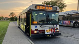 CTA On Board Riding 2006 New Flyer D40LF Bus 1123 on Route 28 Stony Island to 103rd Garage