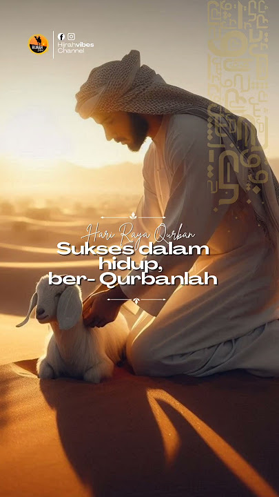 Sukses dalam hidup, ber  Qurbanlah #dakwahislam #ngajidiri #hijrahvibes #hijrah