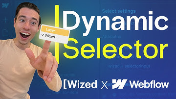 Dynamic Input Selectors in Wized & Webflow (With Data from your Database!)