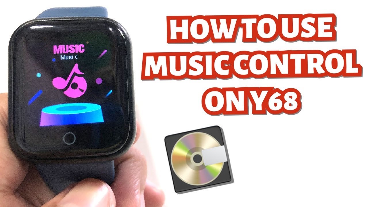 HOW TO USE MUSIC ON Y68 SMARTWATCH | TUTORIAL | ENGLISH - YouTube