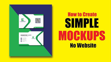 How to Create Simple Mockups Yourself | No Website or Mockup Generator Needed!