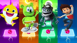 Baby Shark  Gummy Bear  Crazy Frog  Paw Patrol | Tiles Hop EDM Rush