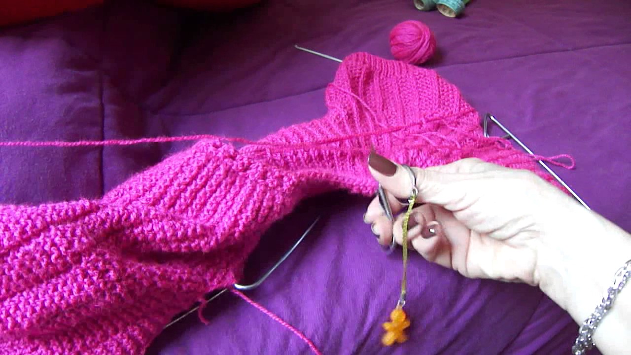 Casaquinho de bebê em tricô Parte 3