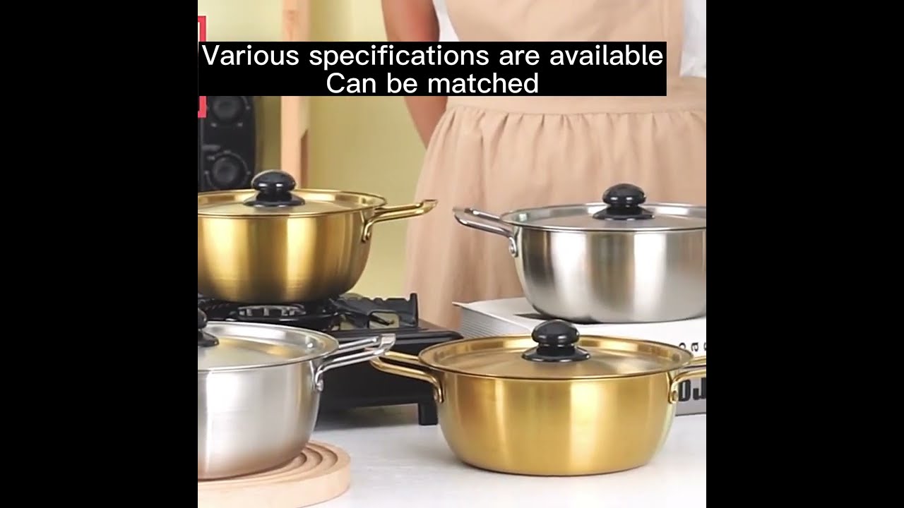 Factory wholesale Stainless Steel Korean Ramen Pot