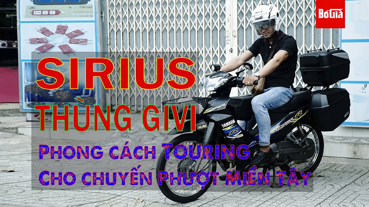 Thùng đựng đồ xe máy sirius