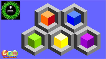 coreldraw tutorial | cube logo design in coreldraw