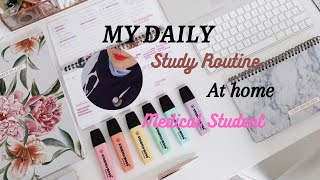 My Daily Study Routine | Medical Student | Lydias Vibes ?❤️