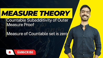 Countable Subadditivity of Outer Measure Proof Hindi