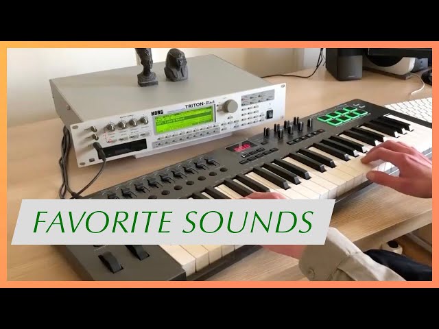 Favorite sounds on Korg Triton Rack - YouTube